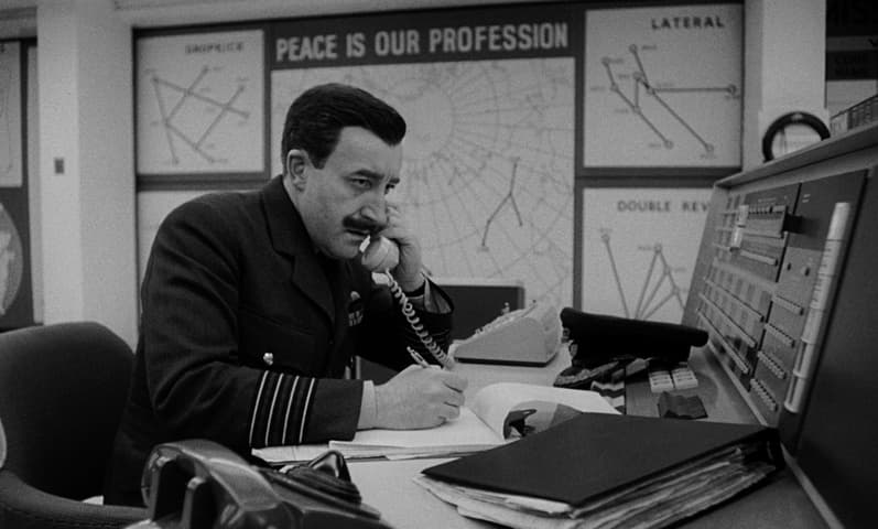 Dr. Strangelove or: How I Learned to Stop Worrying and Love the Bomb frame 2